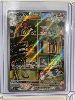 Pokemon Cards Illustration Rare (IR) Lot Of 4 - Litten, Purrloin, Banette & more - Image 3