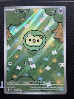 Pokemon TCG Solosis Illustration Rare Black Bolt Holo Card 118/086 - Image 1