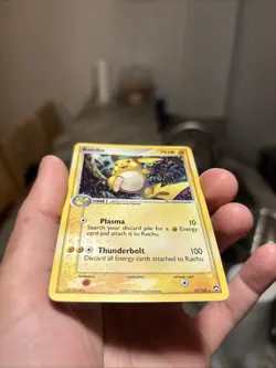 Pokemon TCG Raichu Card #12/108 Holo EX Power Keepers LP/NM - Image 2