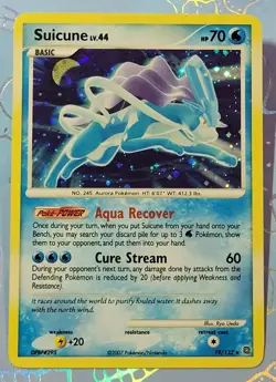 Suicune 19/132 Pokemon Diamond & Pearl Secret Wonders Pokemon Card NM - Image 1