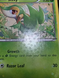 Snivy RC1/RC25 Legendary Treasures - Pokemon Card - HP - Image 4