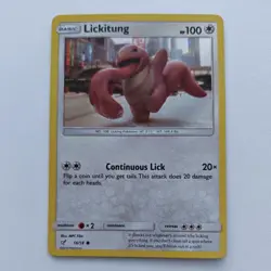 Pokemon Card Lickitung Detective Pikachu Holo 16/18 Near Mint - Image 1