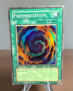 Polymerization LOB-059 Unlimited Yu-Gi-Oh Card NM Legend Blue Eyes Spell - Image 1