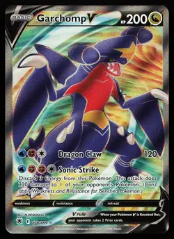 Garchomp V 178/189 Ultra Rare Astral Radiance Pokemon Card - Image 1