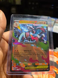 Mega Charizard x EX 029 Promo Pokemon Card Holo Rare Near Mint NM Pack Fresh - Image 3