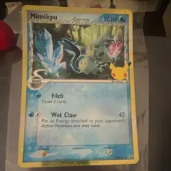 Pokemon Mimikyu swsh 136 promo JUMBO CARD 25th - Image 1