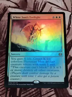 White Sun's Twilight FOIL | Phyrexia: All Will Be One ONE 38 | NM | MTG - Image 1