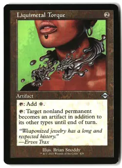 MTG Liquimetal Torque (Retro Frame) [MH2 - 428] LP 5-52 - Image 1