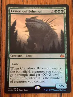 Craterhoof Behemoth - Modern Masters 3 - MTG - FOIL - 122/249 - Image 1