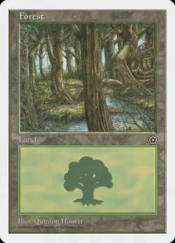 Forest (Portal Second Age) Anthologies Moderate Play MTG Magic DNA GAMES - Image 1