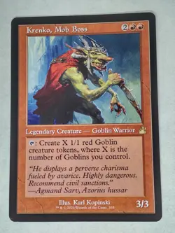MTG Krenko, Mob Boss Retro - RVR / 335 - - Image 1