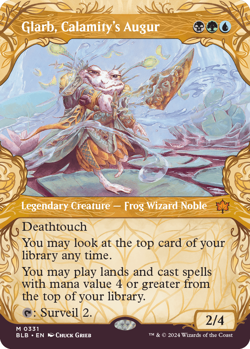 MTG Glarb, Calamity's Augur Showcase - BLB / 0331 - - Image 1
