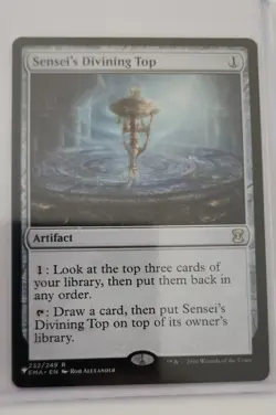 MTG Sensei's Divining Top The List - Eternal Masters 232/249 Regular Rare - Image 1