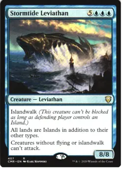 STORMTIDE LEVIATHAN 407 RARE COMMANDER LEGENDS MAGIC: THE GATHERING LP - Image 1
