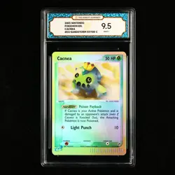 TQG 9.5 Mint+ 2003 Pokemon ENG Cacnea #EX-SANDSTORM 57/100 C - Image 2