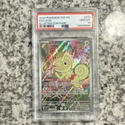 Pokemon Kecleon 213/191 Sv08 Surging Sparks Illustration Rare Holo PSA 10 2024 - Image 1