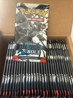 X30 Pokemon Black Bolt Booster Pack NEW Sealed LOT OF 30 English Packs - Image 1