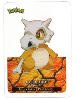 CUBONE #104 LAMINCARD COLECCION POKEMON LAMINCARDS 2005 EDIBAS (USADA) - Image 1