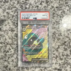 Pokemon Iono's Bellibolt ex 172/159 Sv09 Journey Together Ultra Rare Holo PSA 10 - Image 1