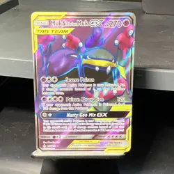 Pokemon Muk & Alolan Muk GX TAG TEAM Holo Full Art 196/214 Unbroken Bonds - Image 1