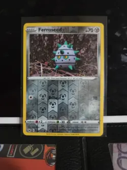 Pokemon TCG Ferroseed 130/202 Reverse Holo Yuka Morii - Image 1