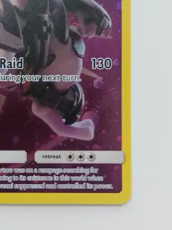 Armored Mewtwo Pokemon Sun & Moon Black Star Promo SM228 LP - Image 4