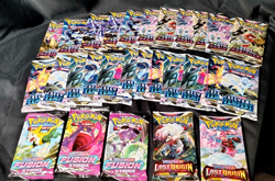 Lot of 28: Pokemon TCG Sword And Shield Era Sleeved Booster Packs NEW/SEALED - Image 1
