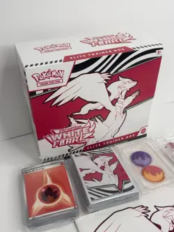 Pokemon TCG White Flare Elite Trainer Box – No Packs/Promo - Accessories only - Image 2