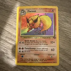 Flareon Holo - Pokemon TCG Jungle - 3/64 - MP Condition - 1999 WOTC - Image 1