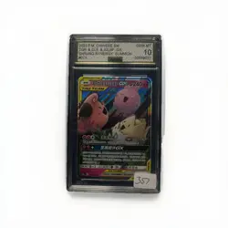 Pokemon Togepi & Cleffa & Igglybuff GX 143A/236 Alt Art Promo Holo AGS 10 Chine… - Image 1