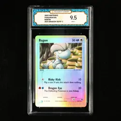 TQG 9.5 Mint+ 2003 Pokemon ENG Bagon #EX-DRAGON 50/97 C - Image 2