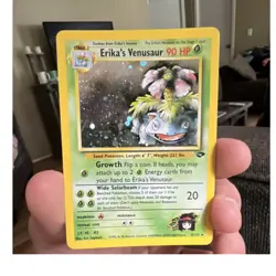pokemon erika's venusaur gym challenge holo rare 4/132 90hp stage 2 english - Image 1