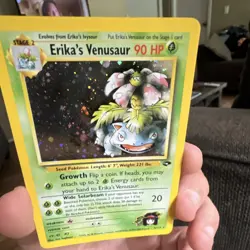 pokemon erika's venusaur gym challenge holo rare 4/132 90hp stage 2 english - Image 3