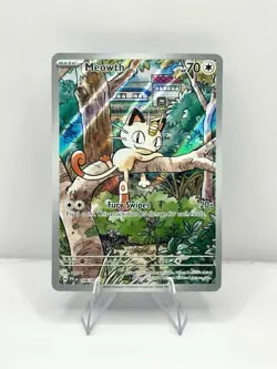 Pokemon ME02 Phantasmal Flames Meowth 106/094 Illustration Rare IR NM - Image 1