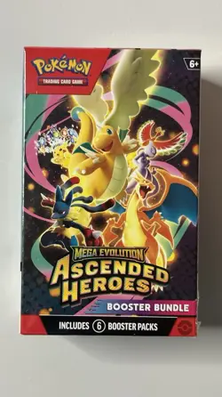 Pokemon TCG Mega Evolution Ascended Heroes Booster Bundle Sealed - Image 1
