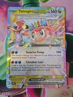 Tatsugiri ex 142/191 Double Rare Surging Sparks Pokemon Near Mint - Image 1