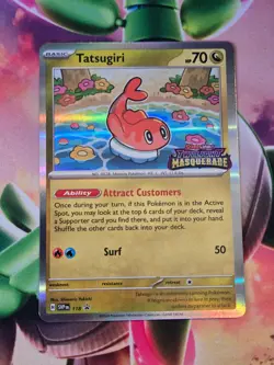Tatsugiri 118 Holo Promo Scarlet & Violet Promo Pokemon Near Mint - Image 1