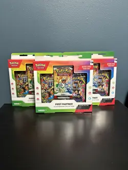 Pokemon First Partner Illustration Collection Series 1 (Lot 3) - Image 1