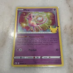 Mew 011/025 Celebrations Holo Rare Collector's Edition Pokemon TCG - Image 2