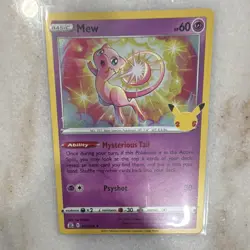 Mew 011/025 Celebrations Holo Rare Collector's Edition Pokemon TCG - Image 3