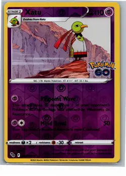 Xatu Uncommon Pokemon GO 033/078 Reverse - Image 1