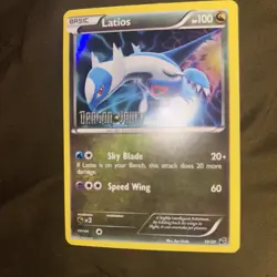 Pokemon Latios 10/20 Dragon Vault Holo Rare Stamped - NM HP 100 - Image 2