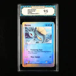 TQG 9.5 Mint+ 2003 Pokemon ENG Horsea #EX-DRAGON 58/97 C - Image 1