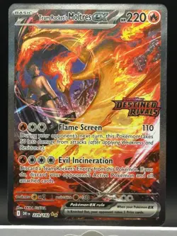 Pokemon - SV10 - Team Rocket's Moltres ex - (Destined Rivals Stamp) 229/182 NM - Image 2