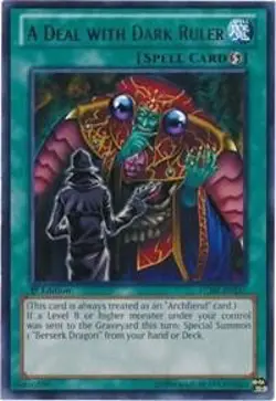 A Deal with Dark Ruler LCJW-EN241 Legendary Collection 4: Joey's World Yu-Gi-Oh - Image 1