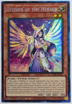Yugioh Diviner of the Herald RA05-EN017 Collector's Rare 1st Edition - Image 1