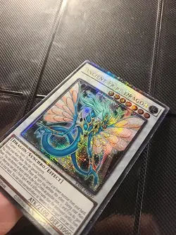 Yugioh Ancient Fairy Dragon RA01-EN030 Quarter Century Secret 1st Edition - Image 2