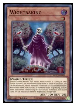 Yugioh Wightbaking #BLVO-EN035 Super Rare Blazing Vortex LP - Image 1