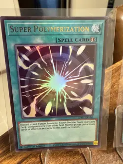 3x Super Polymerization CH01-EN033 Ultra Rare 1st Ed NM Yugioh! Playset - Image 2