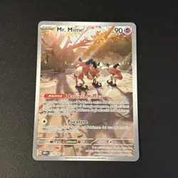 Pokemon 151 Mr Mime 179/165 Mew It Ita near Mint Rare Illustration Holo Foil - Image 1